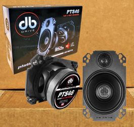DB Drive 4"x6" 2-Way Coaxial Speaker System 180 Watts Louder Than DS18 PTS46