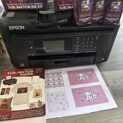 Epson 7710 Sublimation Printer With Extras
