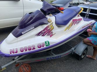 1995 sea doo jet ski and trailer