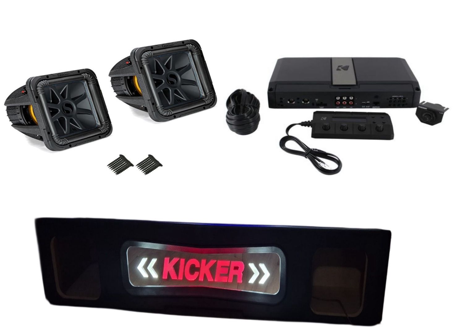CHEVROLET SILVERADO OR GMC SIERRA 2019-2025 Full Bass Package And Voice Package Kicker Audio Installed