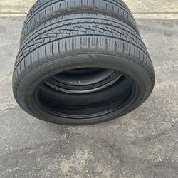 2. Tires. 225. 55. 18.  Falken 