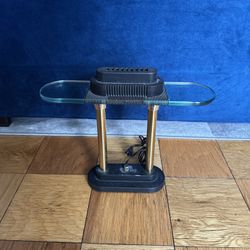 Vintage Desk Lamp by by Robert Sonneman - Memphis Bankers Lamp - Post Modern 