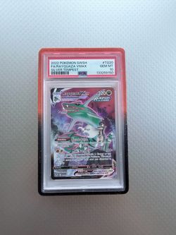 PSA 10 Rayquaza VMAX Full Art TG20 Silver Tempest
