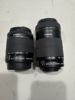 Canon STM Lens Bundle – 18–55mm + 55–250mm – $230 OBO