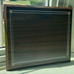 Walnut Plaque