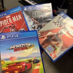 PS4 Games (See Picture) Great Condition!