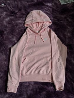Nike Club Fleece Pink Pullover Hoodie