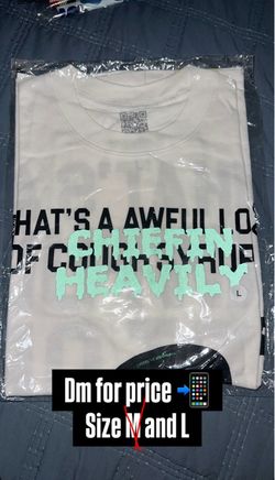 Chiefin Heavly x awful lotta cough syrup t-shirt