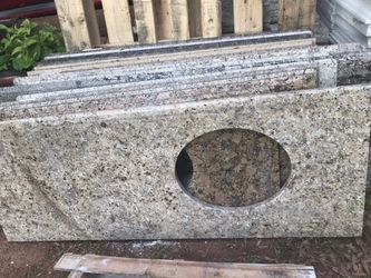 Granite bathroom counter tops