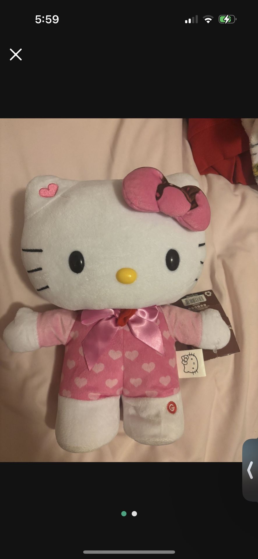 hello kitty plushie