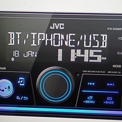 JVC- KW- SX88BT DOUBLE DIN DIGITAL MEDIA CAR CAR STEREO