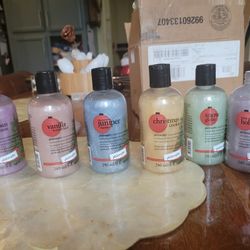 Philosophy Holiday Shower Gel Set – 6 Bottles New