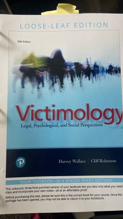 Victimology Textbook