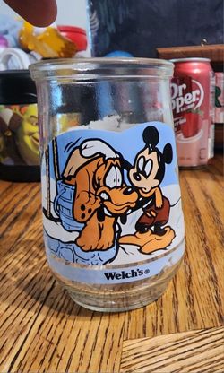 Welch's Disney Mickey Pluto Jelly Jar 