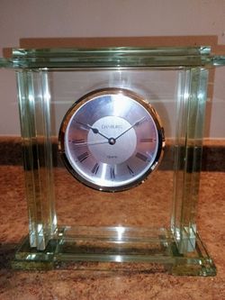 Danbury Quartz Glass Mantel Clock