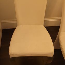 Free White dining chairs
