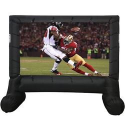 GIANT SCREEN AND HD PROJECTOR FOR SUPER BOWL SUNDAY