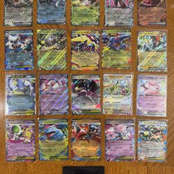 Bulk Sale* Lot of 20 Mega / EX Pokemon TCG Trading Cards Double Rare Scarlet & Violet Mega Evolutions Mega Venasaur Gardevoir Lucario Latias and more.