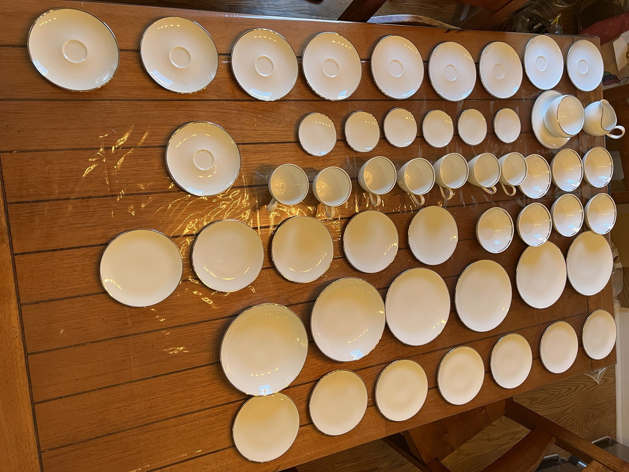 Antique China Set -50 PCS Johann Haviland Bavaria Germany Wedding Ring