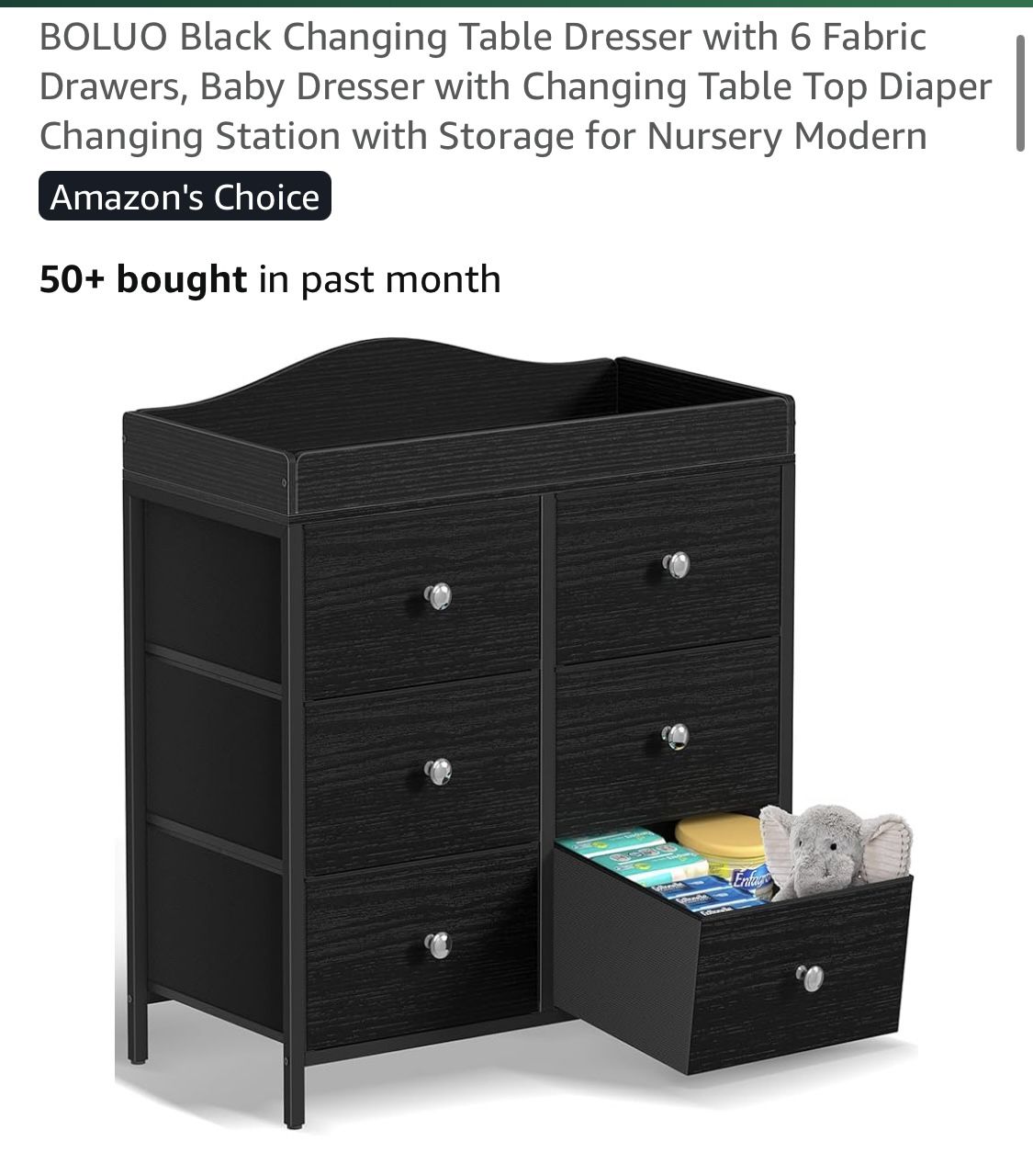 6 Drawer Dresser With Changing Table