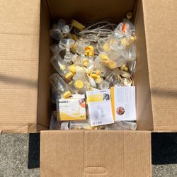 Medela Baby Bottles storage breast pump parts tubing