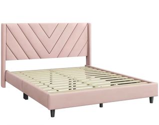 Pink bed size full
