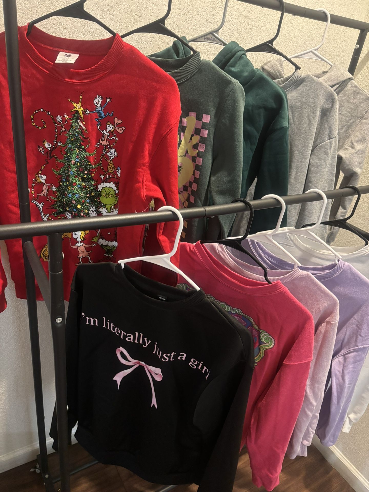 Girl Sweatshirts SZ Large $5 Each