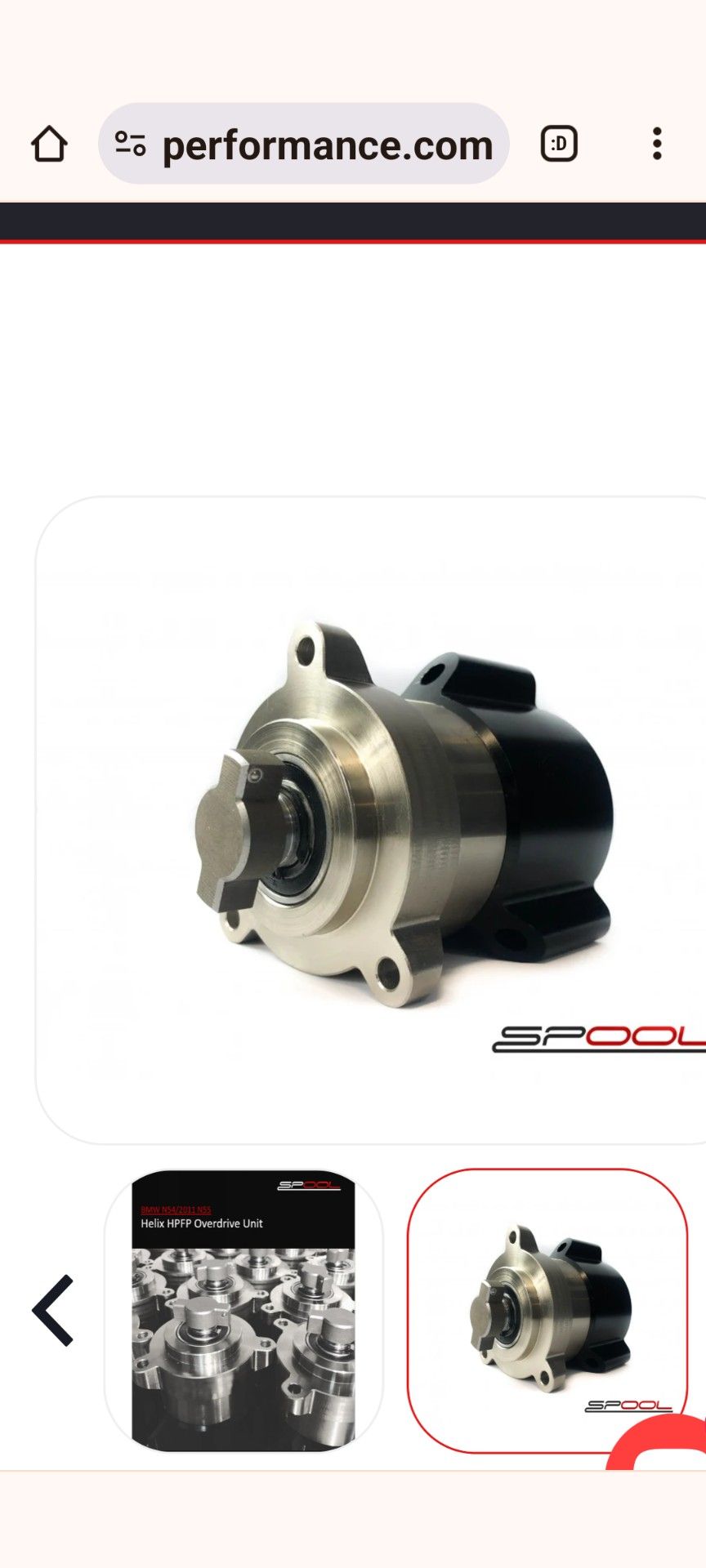 Spool Helix 3 HPFP BMW N54