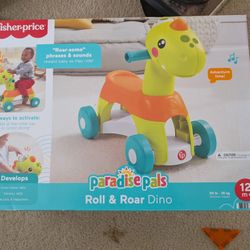Brand New Fisherprice Roll&Roar Dino $15