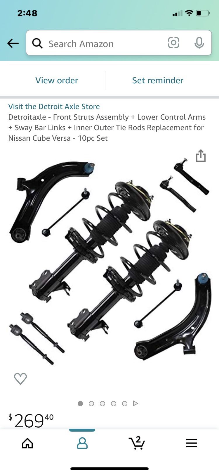 Suspensión Delantera 2007 Nissan Versa 