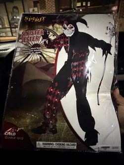 SPIRIT SINISTER JESTER BOY COSTUME