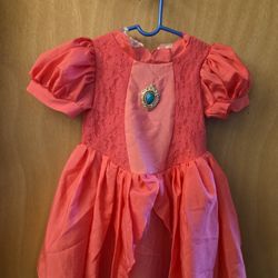 Princess Peach Costume/dress For 4-5 Year Old Girl