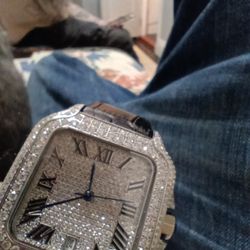 Custom Made Diamond Watch 