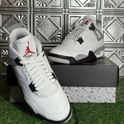 Air Jordan 4 White Cement 