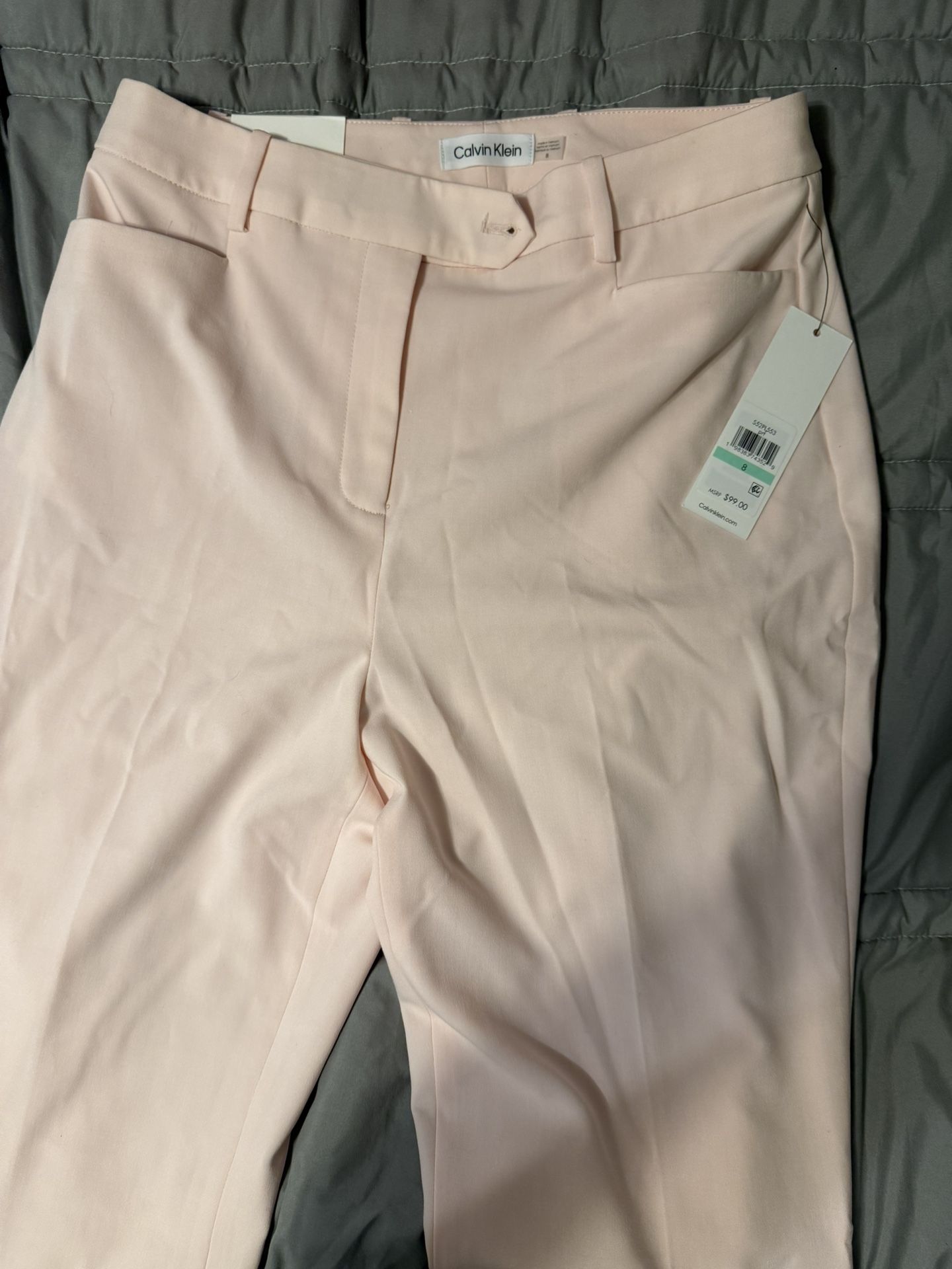 Calvin Klein Blush Pink Dress Pants - Size 8