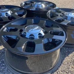 18” FACTORY CHEVY SILVERADO 2500 WE FINANCE GMC SIERRA 3500 WHEELS SET RIMS ORIGINAL 8-LUG