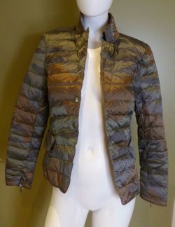 My Anorak Down Blazer Jacket ANT. SILVER CAMO Women’s XL
