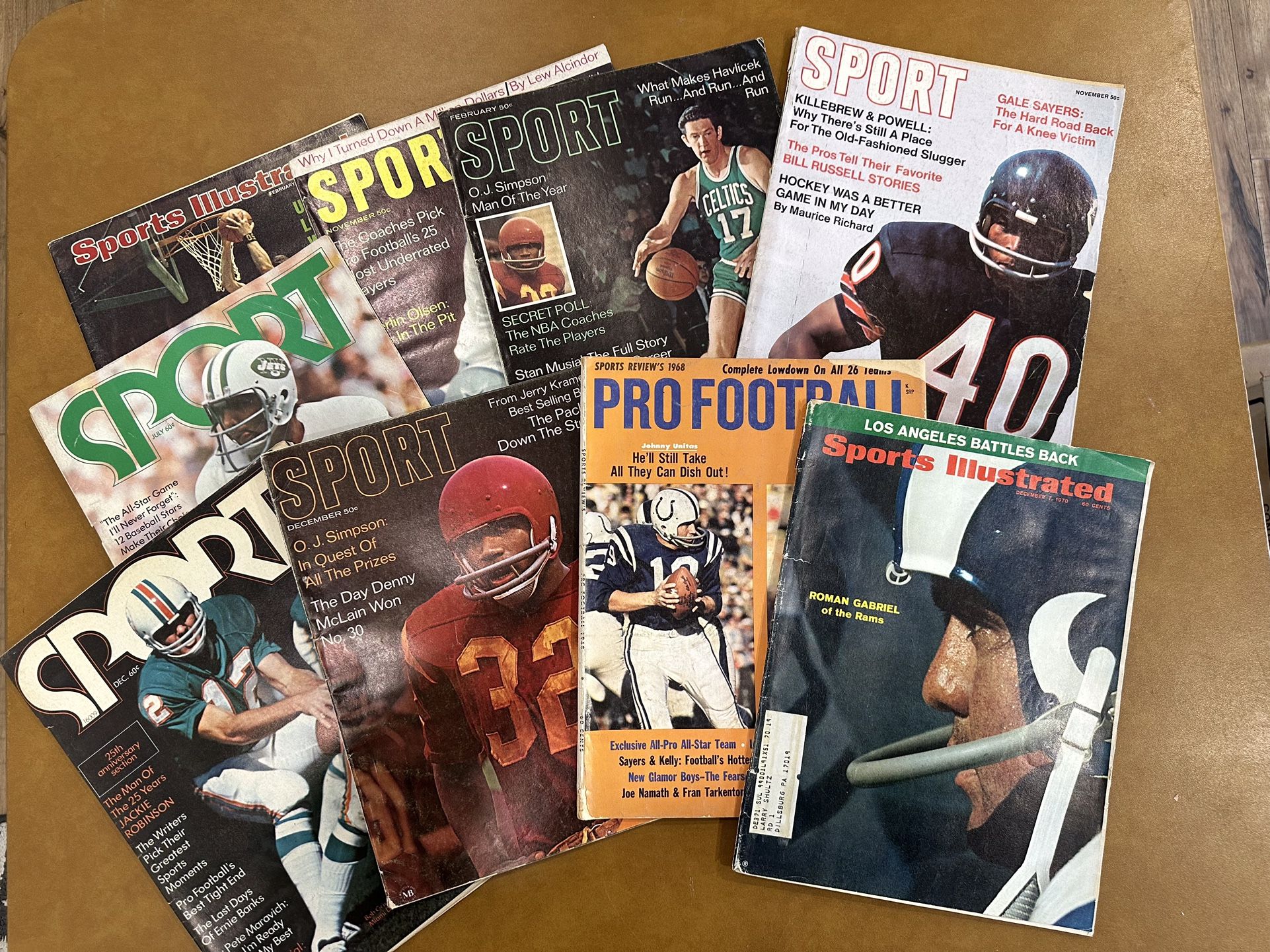 Classic Sports Illustrated And Sport Magazines