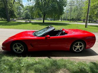 2000 Torch Red Corvette Convertible