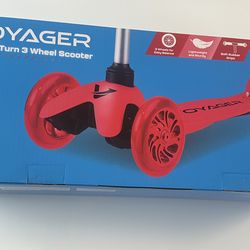 Voyager Tilts And Turn 3 Wheel Scooter