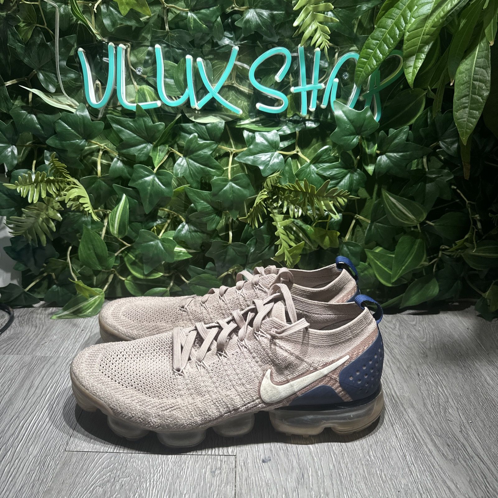 Nike Air VaporMax Flyknit Diffused Taupe Shoes 942842 201 Men's