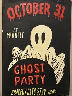 Vintage Style Halloween Sign