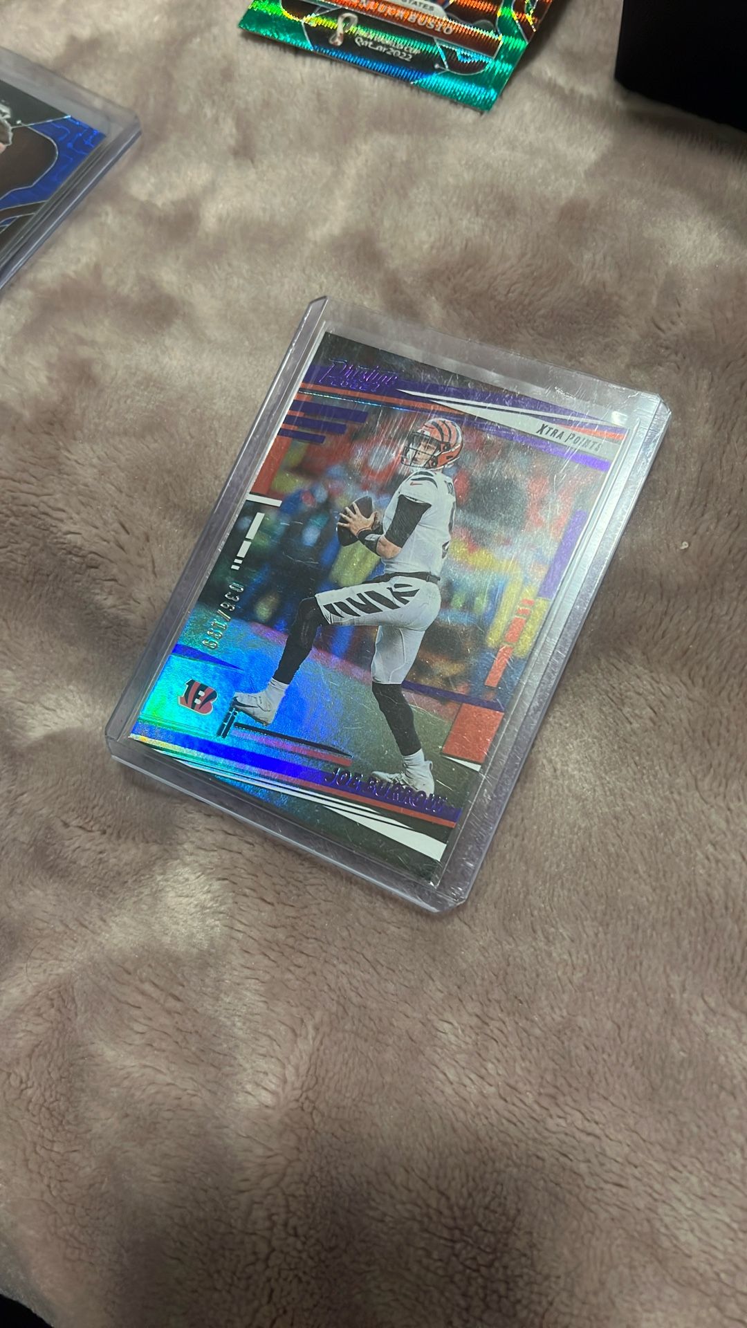 Joe Burrow Prestige Xtra Points Purple /199