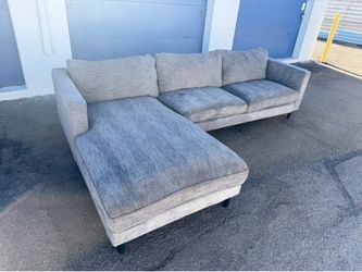 Grey Sectional Sofa with Chaise