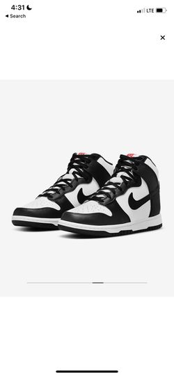 Nike Panda Dunk High Black And White