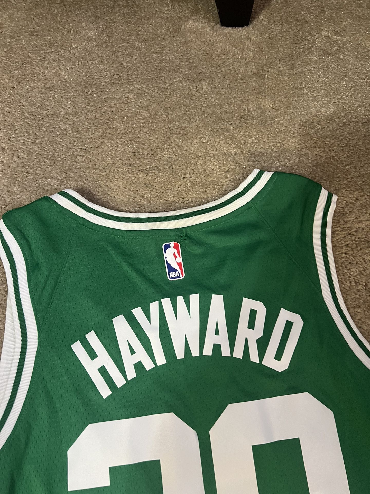 Gordon Hayward Boston Celtics Jersey Men Large Nike Swingman NBA