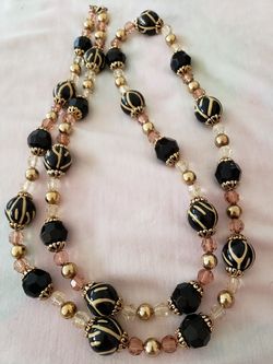 Susan Lucci multi beaded necklace