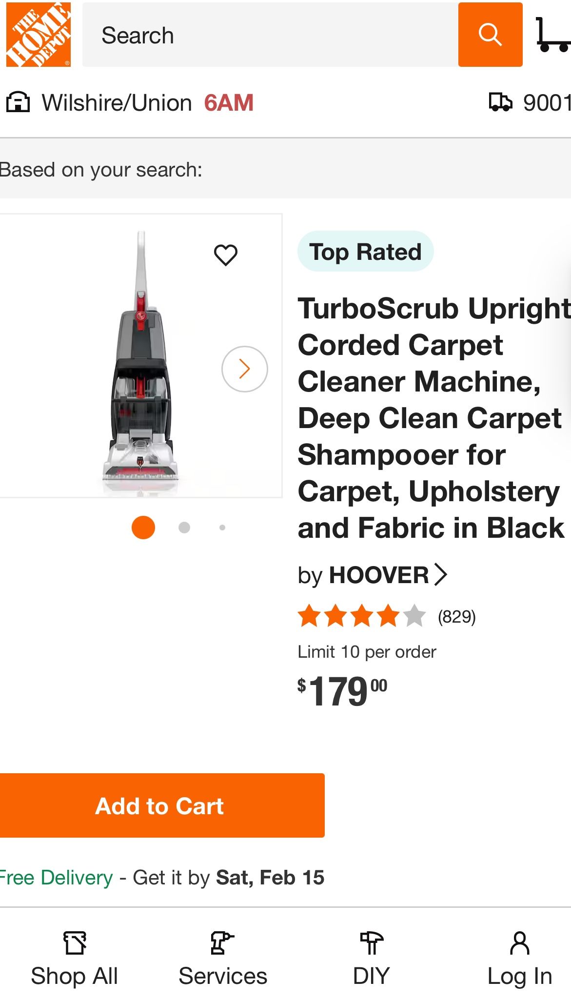 Hoover Carpet Cleaner Works Excellent!