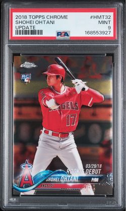 2018 Topps Chrome Update Shohei Ohtani #HMT32 PSA 9