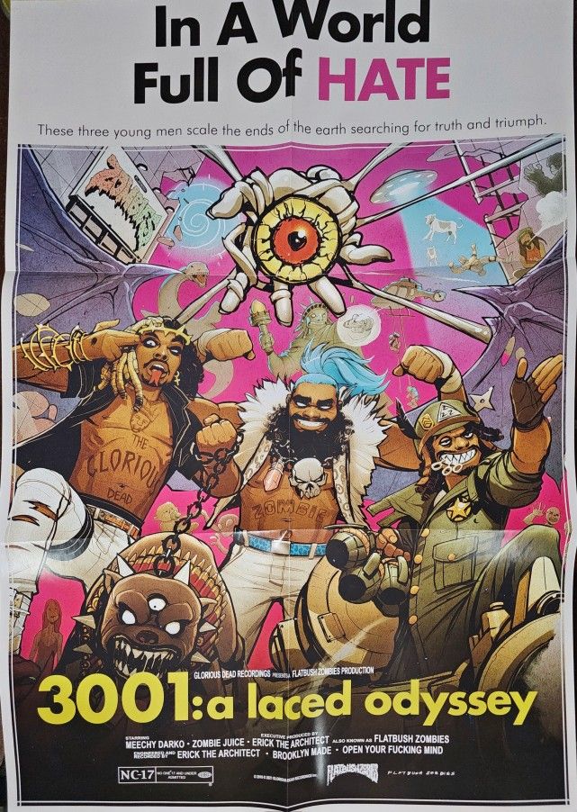 Flatbush Zombies Poster / 3001 A Laced Odyssey 